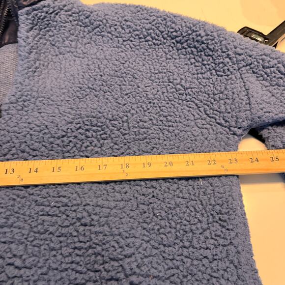 Aerie Dream Sherpa Quarter Zip Sweatshirt Size Medium - Picture 9 of 10